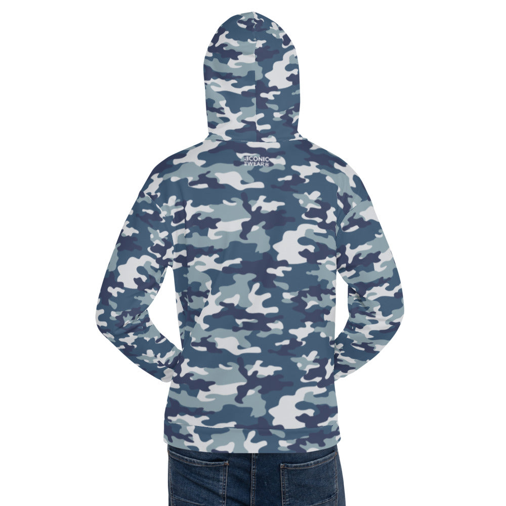 Blue Camouflage Hoodie