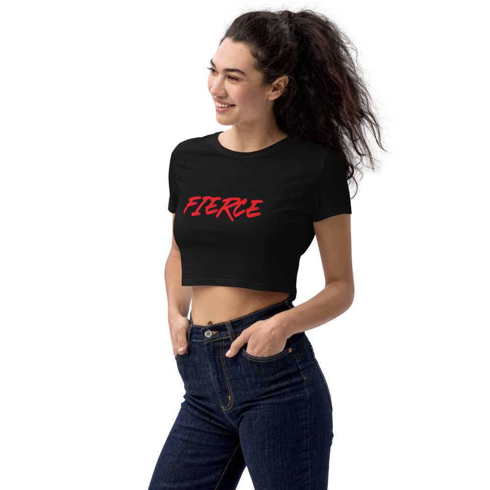 FIERCE ICONIC Women's Organic Crop Top