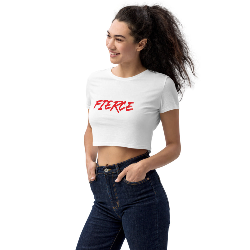 FIERCE ICONIC Women's Organic Crop Top