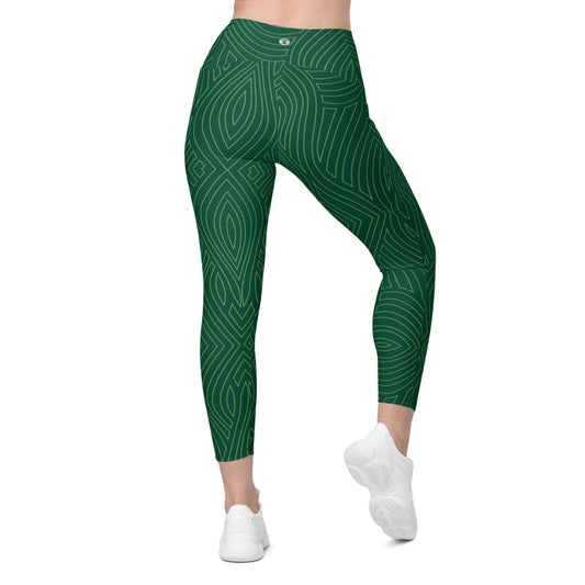 Greenline Crossover Leggings With Pockets