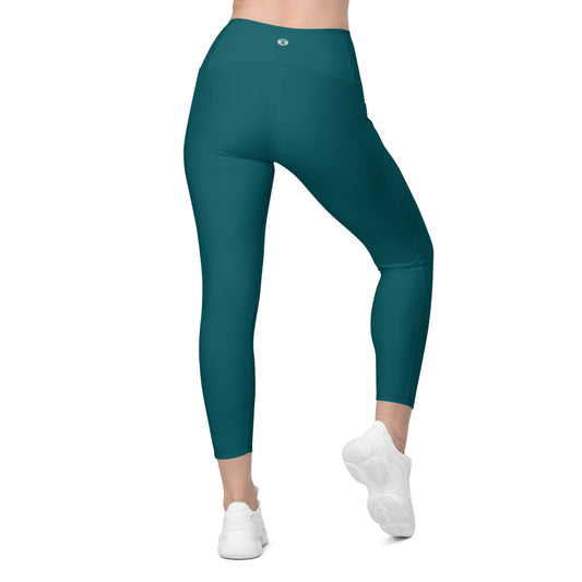 Sherpa Crossover Leggings with Pockets