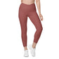 Terracotta Crossover Leggings with Pockets