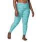 Seafoam Camo Plus Size Leggings with Pockets