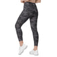 Dark Camo Crossover Leggings with Pockets