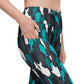 Aqua Marine Crossover Leggings with Pockets