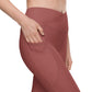 Terracotta Crossover Leggings with Pockets