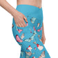 Butterfly Sky Crossover Leggings with Pockets