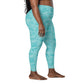 Seafoam Camo Plus Size Leggings with Pockets