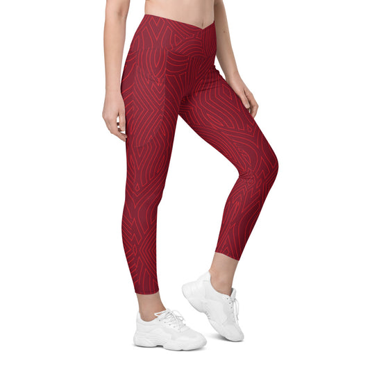 Redline Crossover Leggings With Pockets