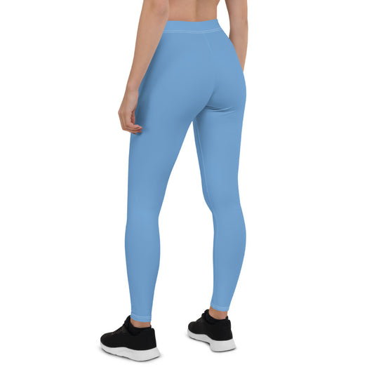 Light Blue Mid-Rise Leggings