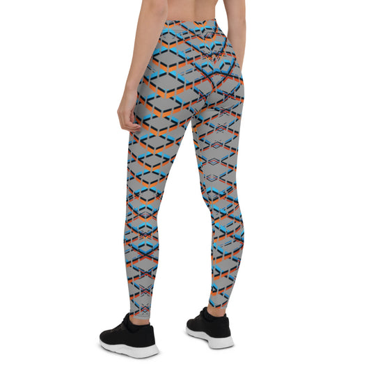 Gray VX Sport Mid-Rise Leggings