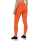 Neon Orange Mid-Rise Leggings