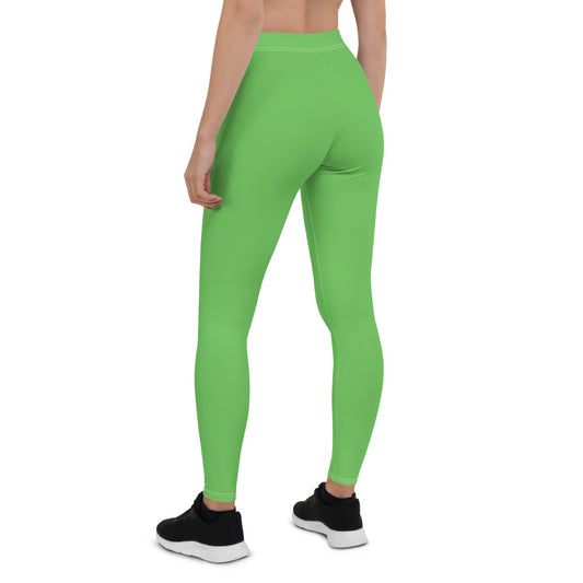 Neon Green Mid-Rise Leggings