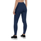 Navy Blue Mid-Rise Leggings