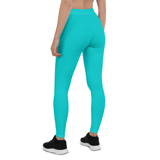 Turquois Mid-Rise Leggings