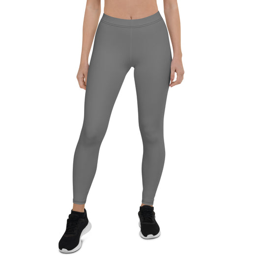 Stealth Gray Mid-Rise Leggings