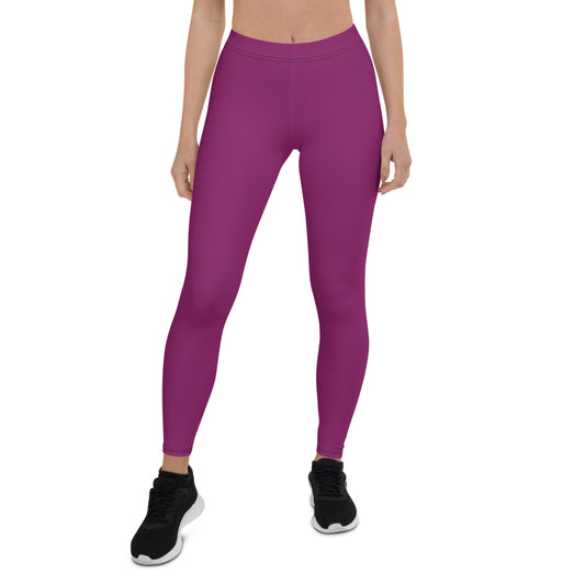 Eggplant Stealth Mid-Rise Leggings