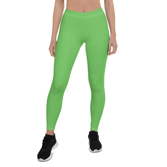 Neon Green Mid-Rise Leggings