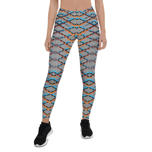 Gray VX Sport Mid-Rise Leggings