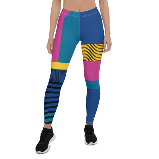 Abstract Brightside Mid-Rise Leggings