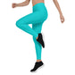 Turquois Mid-Rise Leggings