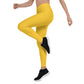 Yellow Mid-Rise Leggings