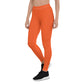 Neon Orange Mid-Rise Leggings