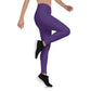 Purple Mid-Rise Leggings