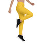 Yellow Mid-Rise Leggings