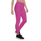 Hot Pink Mid-Rise Leggings