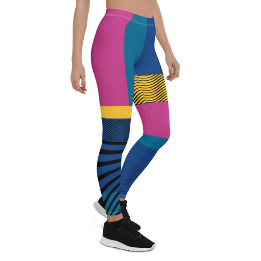 Abstract Brightside Mid-Rise Leggings