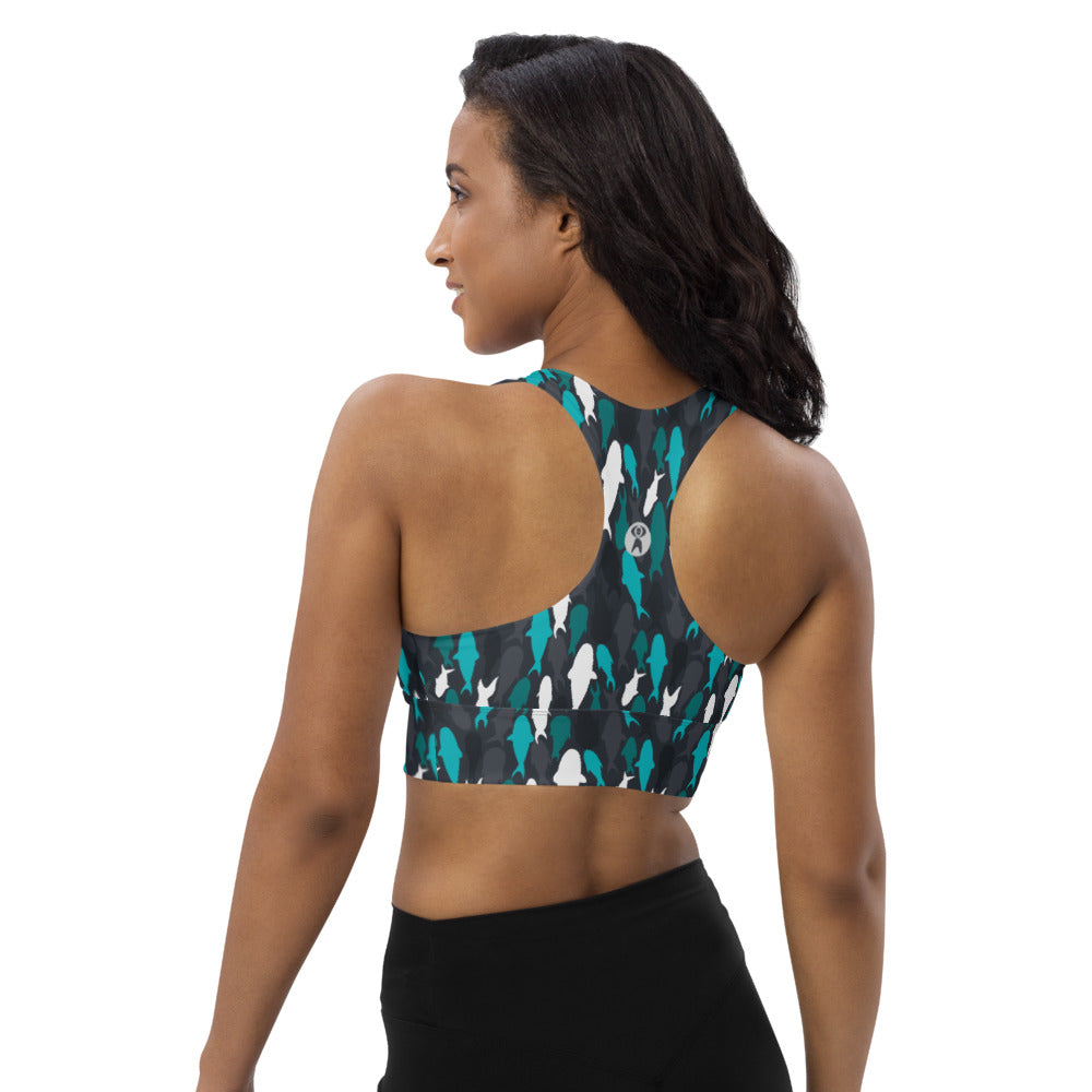 Aqua Marine High Impact Sports Bra