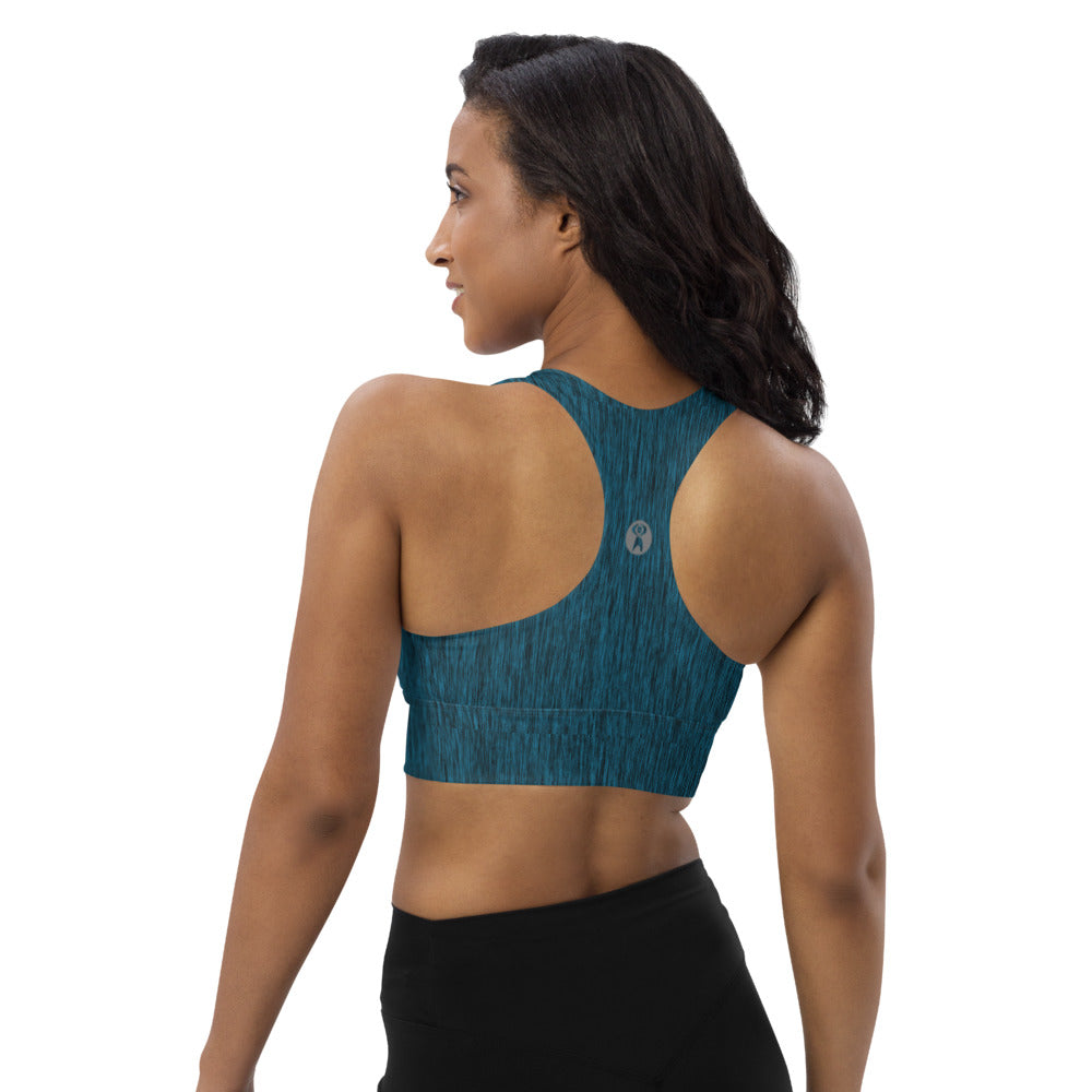 Green Jean High Impact Sports Bra