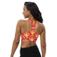 Red Ikat High Impact Sports Bra