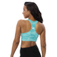 Seafoam Camo High Impact Sports Bra