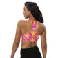 Violet Ikat High Impact Sports Bra