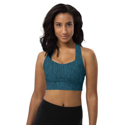 Green Jean High Impact Sports Bra