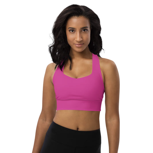 Hot Pink High Impact Sports Bra