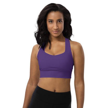 Purple High Impact Sports Bra