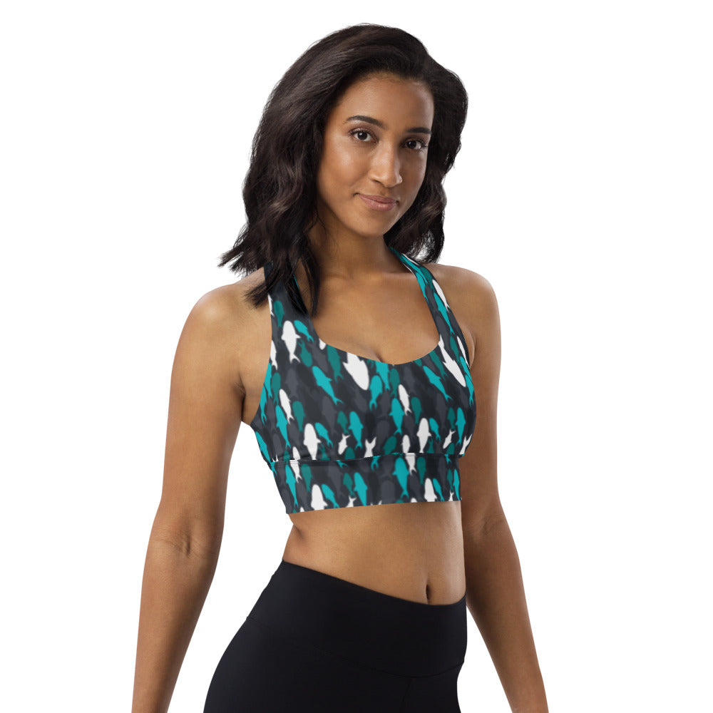Aqua Marine High Impact Sports Bra