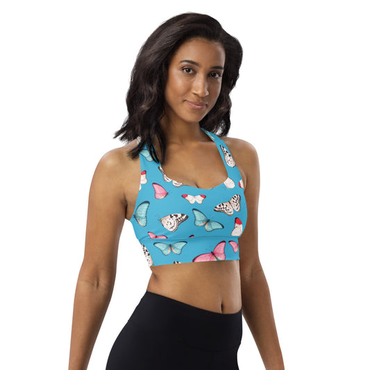 Butterfly Sky High Impact Sports Bra
