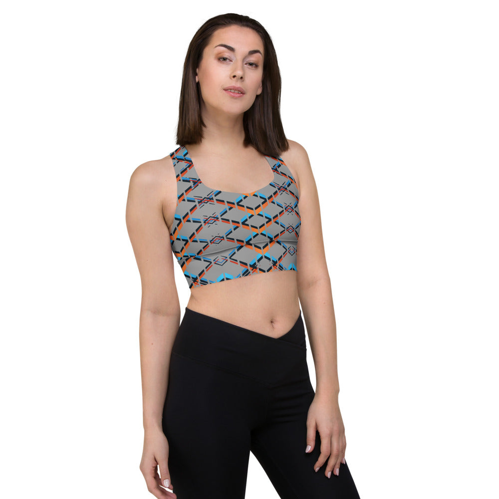 Gray VX Sport High Impact Sports Bra