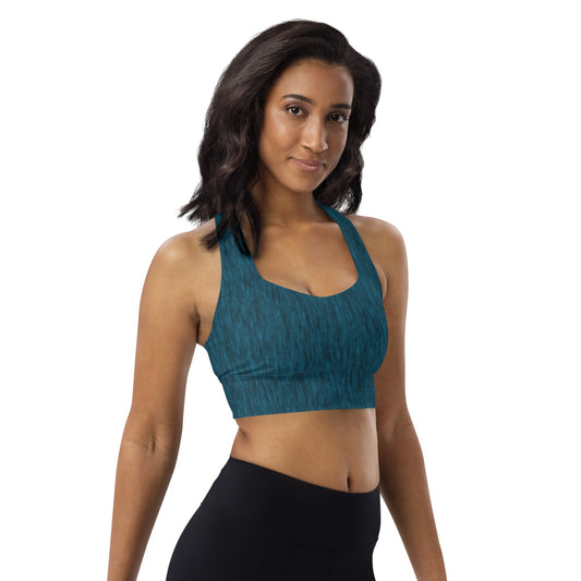 Green Jean High Impact Sports Bra