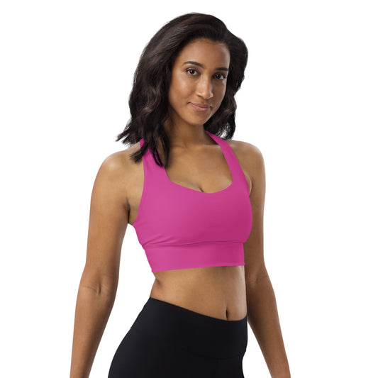 Hot Pink High Impact Sports Bra
