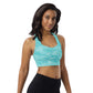 Seafoam Camo High Impact Sports Bra