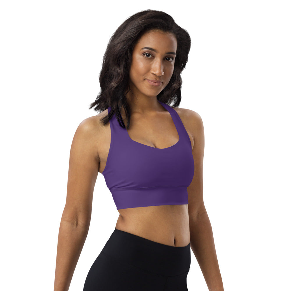 Purple High Impact Sports Bra