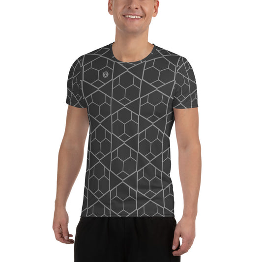 Men's Charcoal Hex DRYconic MaxDri Performance T-Shirt
