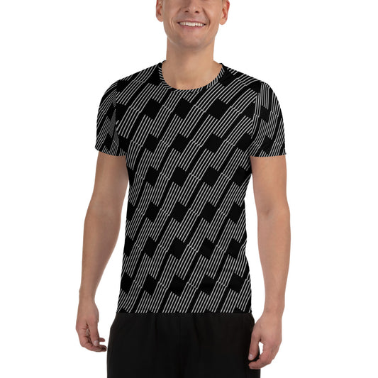 Men's Black Zag DRYconic MaxDri Performance T-Shirt