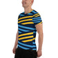 Men's Yellow Stripe DRYconic MaxDri Performance T-Shirt