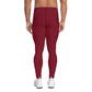 Stealth Burgundy Men's Leggings